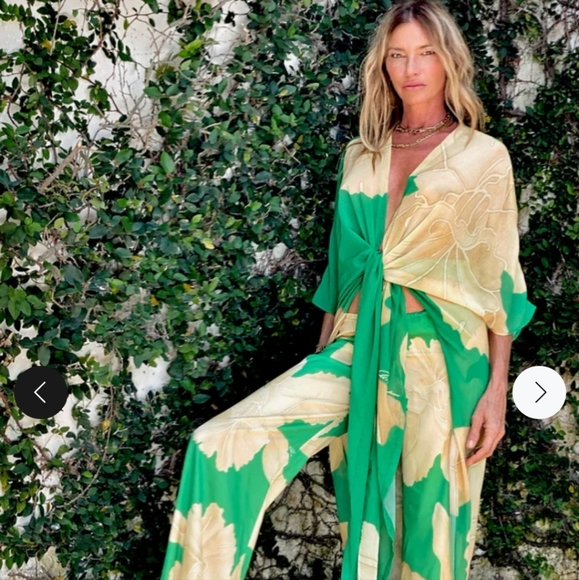 NWT Suit Tropical Pants & Shiphone Kimono Duster Beach Cover Up. XL - Picture 3 of 14